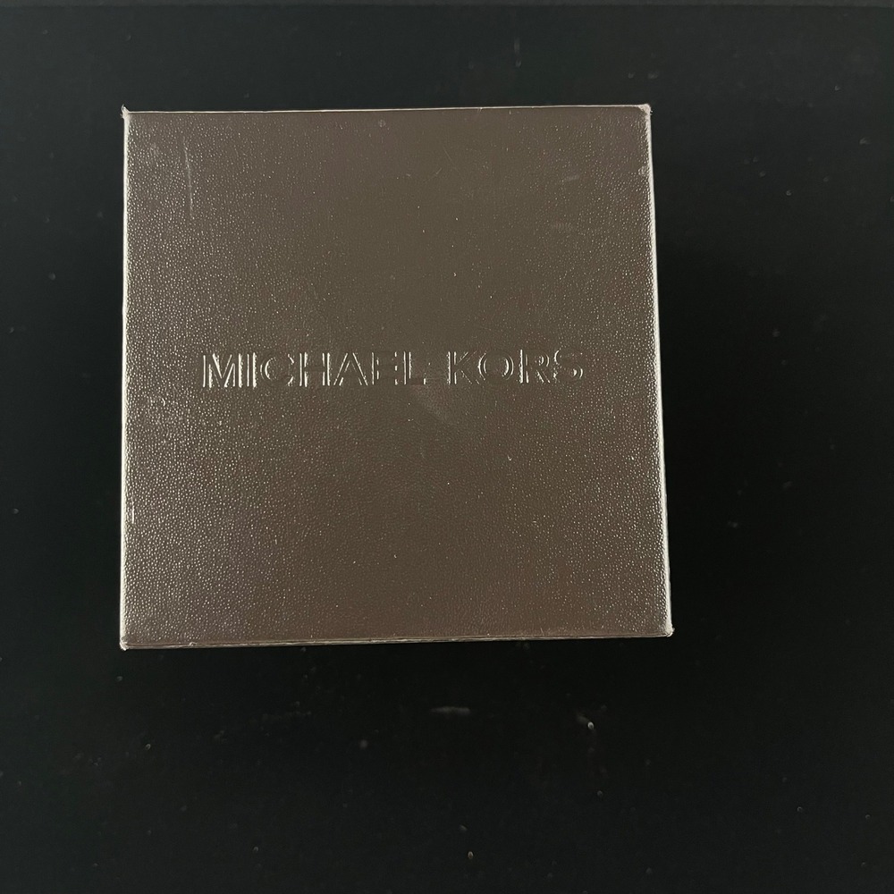 Michael Kors Brown Watch Box with Pillow‎ and Care Booklet Presentation Case